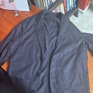 Men's Navy Casual Blazer Jacket